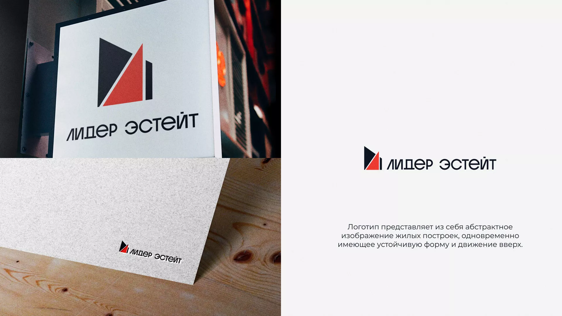 Сделали логотип для агентства недвижимости «Лидер Эстейт» в Удомле